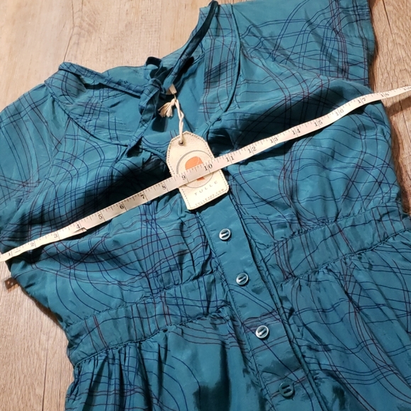 Tulle (Anthropologie) Teal Dress - Picture 6 of 7